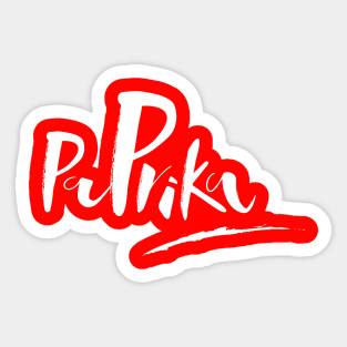 Paprika Sticker